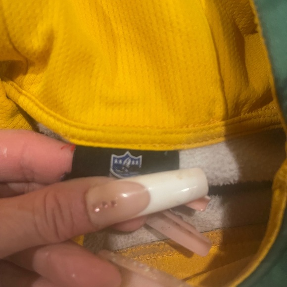 Kids Packers Hoodie - Green and Yellow - Picture 7 of 7